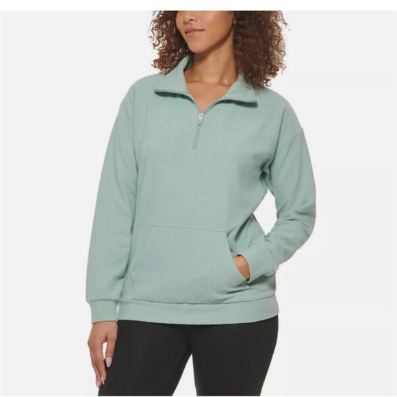 MARC NEW YORK Ladies' Ribbed 1/4 Zip Pullover - Picture 2 of 4